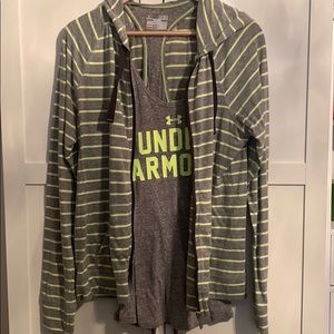 Women’s Under Armour Hoodie and Tank Size XL